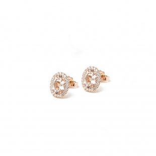 Orecchini Morganite ovale...