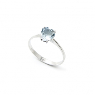 Anello Acqua Marina a forma... 2