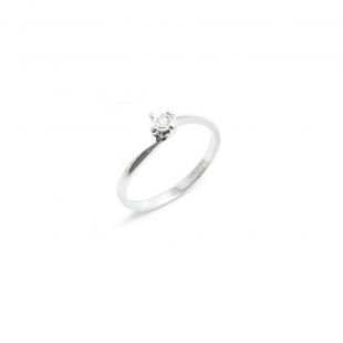 Anello Solitario Diamante e...