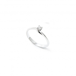 Anello Solitario Diamante e...