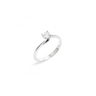 Anello Solitario Diamante e...