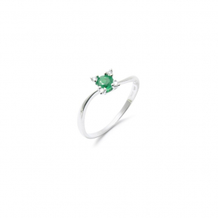 Anello Smeraldo e Diamanti...